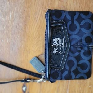 Black Coach Wristlet